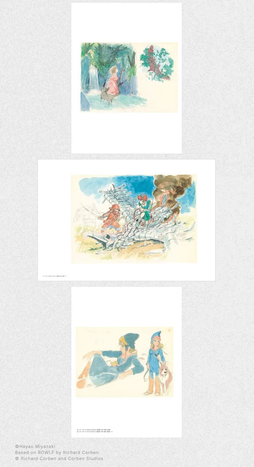 ⓒ Hayao Miyazaki Based on ROWLF by Richard Corbenⓒ Richard Corben and Corben Studios