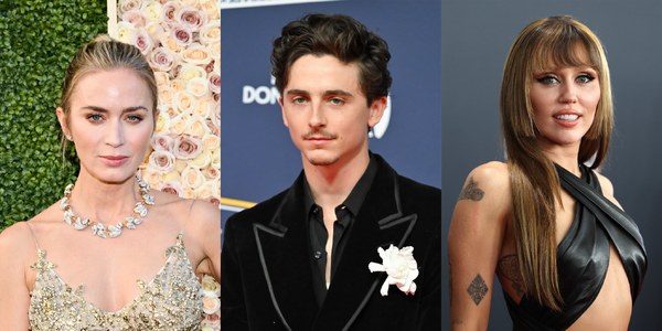 エミリー・ブラント＆ティモシー・シャラメ＆マイリー・サイラス