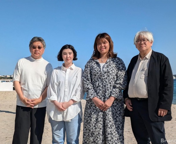 左から：是枝裕和氏、寺田ともか監督、土川はなプロデューサー、市山尚三氏