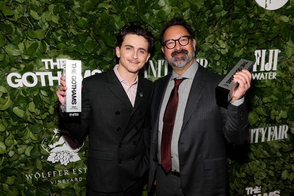 ティモシー・シャラメ＆ジェームズ・マンゴールド Photo by Dia Dipasupil/WireImage