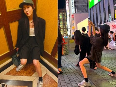 “NHKの韓ドラ女王”が大阪・心斎橋で大はしゃぎ!!  飾らない姿が話題