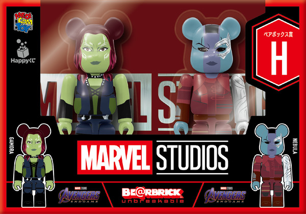 MARVEL STUDIOS／Happyくじ「BE@RBRICK」©2025 MARVEL BE@RBRICK TM & © 2001-2025 MEDICOM TOY CORPORATION.
