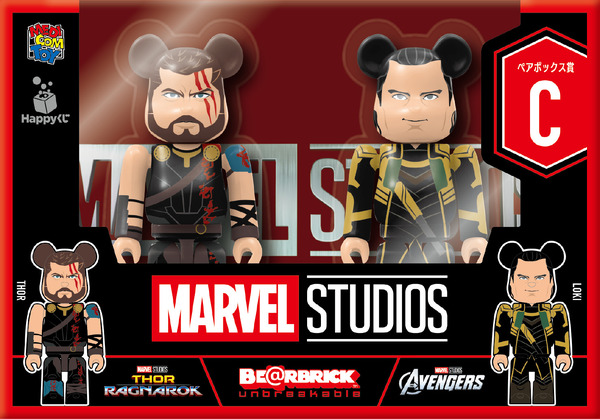 MARVEL STUDIOS／Happyくじ「BE@RBRICK」©2025 MARVEL BE@RBRICK TM & © 2001-2025 MEDICOM TOY CORPORATION.