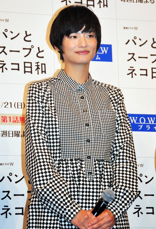 伽奈／WOWOWドラマ「パンとスープとネコ日和」完成披露試写会