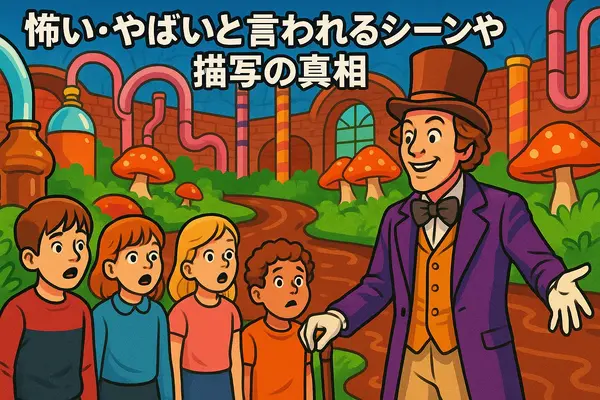 チャーリーとチョコレート工場が放送禁止の理由とは？怖い・やばいと噂される真相や都市伝説も徹底解説！