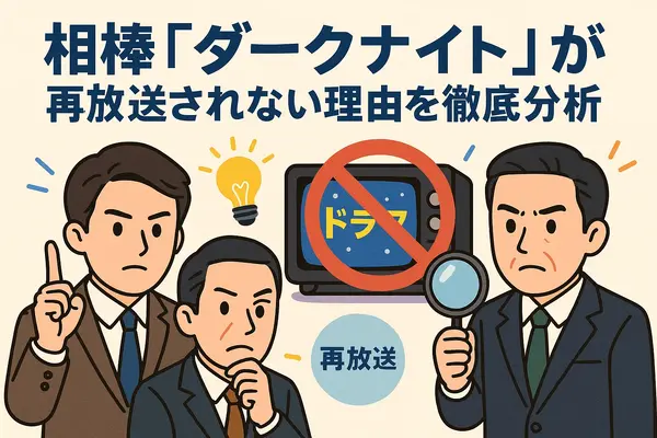 相棒ダークナイト再放送されない理由は？衝撃の真相と視聴方法・視聴者の評価まとめ