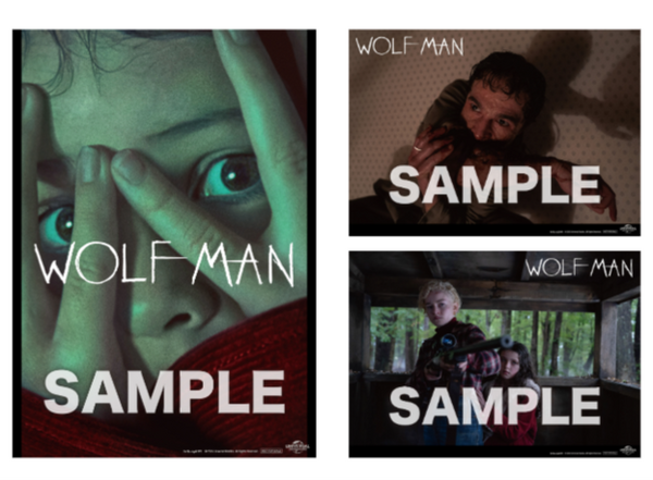 『ウルフマン』(C) 2025 Universal Studios. All Rights Reserved.　Amazon特典ビジュアルシート3枚セット