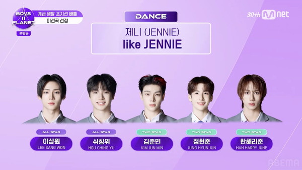 「BOYS II PLANET」第6話　(C) CJ ENM. All Rights Reserved.