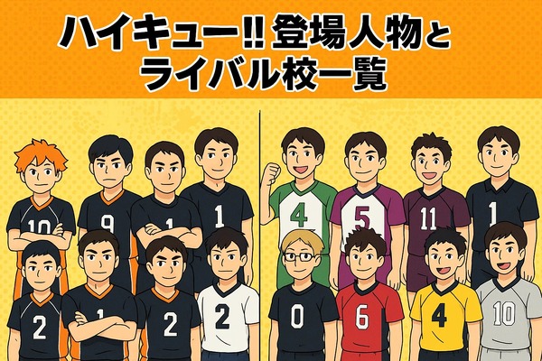 ハイキュー動画配信サービス人気ランキング！無料視聴や見る順番・キャラ＆学校解説まで完全網羅