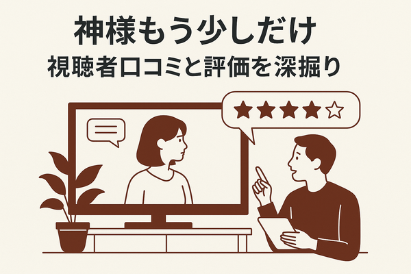 「神様もう少しだけ」が再放送されない理由とは？配信サービス情報やあらすじも徹底解説