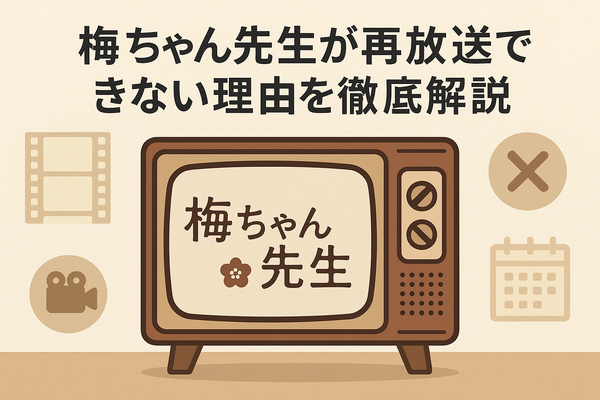 梅ちゃん先生が再放送できない理由とは？視聴方法・あらすじ・キャスト情報を徹底解説