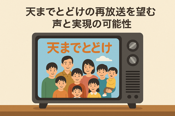 天までとどけ再放送しない理由とは？配信情報やDVD化の可能性も解説