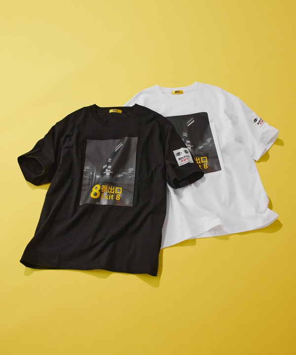 コラボTシャツ ￥3,490（税込）／『8番出口』 × and ST アパレルコラボ