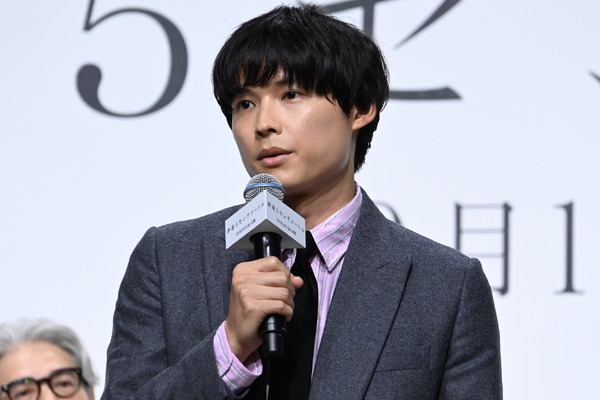 松村北斗『秒速5センチメートル』完成報告会