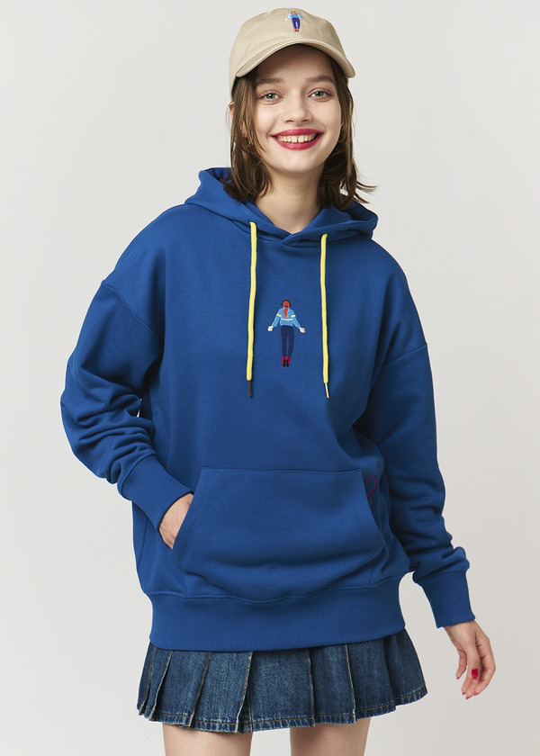 裏毛ビッグシルエットパーカー ¥7,900