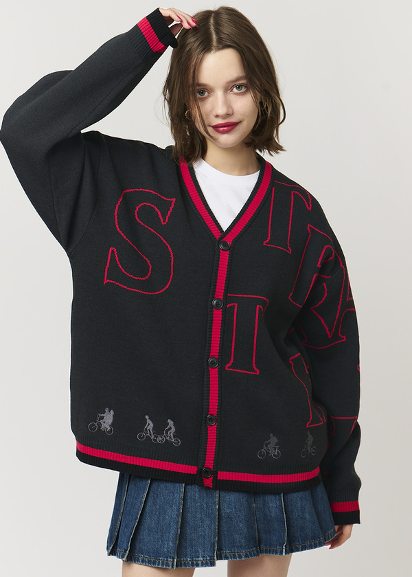 ウォッシャブルジャカードカーディガン ¥7,900