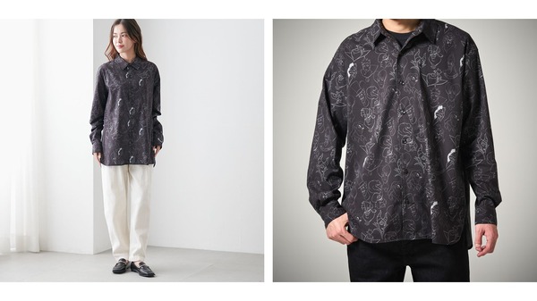 ユニセックスフェイスプリントシャツ「ヴィランズ」6,990円（税込）