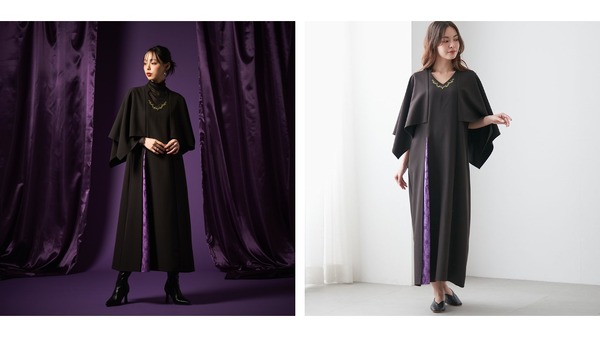 マントドレスワンピース「マレフィセント」9,990円（税込）