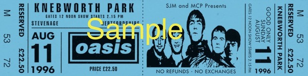 『オアシス｜ネブワース1996：DAY2 Sunday 11th August』© Big Brother Recordings Ltd /Photo by Jill Furmanovsky