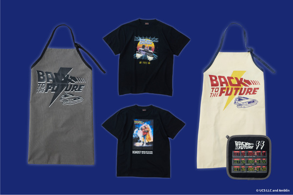 『バック・トゥ・ザ・フューチャー』アイテムAPPAREL｜エプロン・Tシャツ