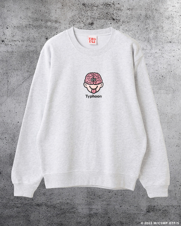 台風の悪魔 クルースウェット ￥14,300（税込）