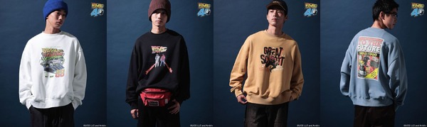 プリントプルオーバー 7,000円（税込）カラー展開：オフホワイト / ブラック / イエロー / ブルー サイズ：M / L