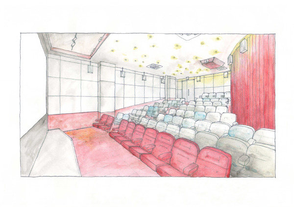 「CineMalice シネマリス」スケッチ　シアター1