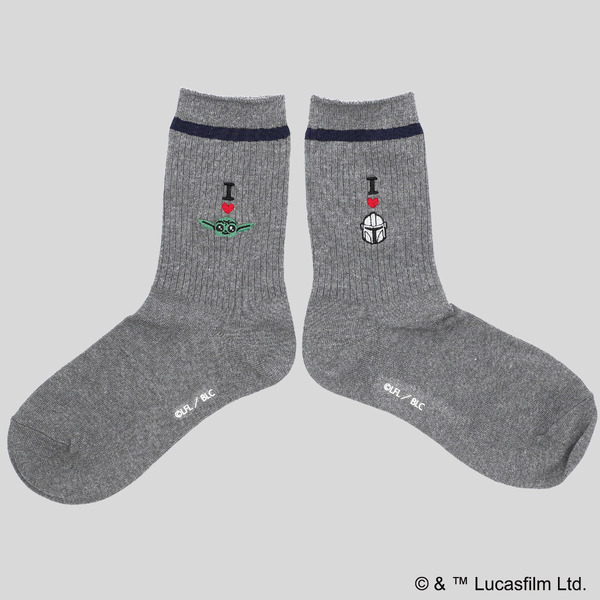 STAR WARS GROGU CUTEST IN THE GALAXY ソックス I LOVE GROGU/MANDO 1,540円(税込)
