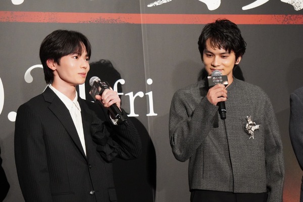 林裕太、北村匠海『愚か者の身分』完成披露試写会