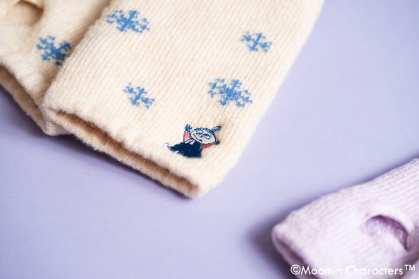 アームグローブ（ベージュ/パープル）