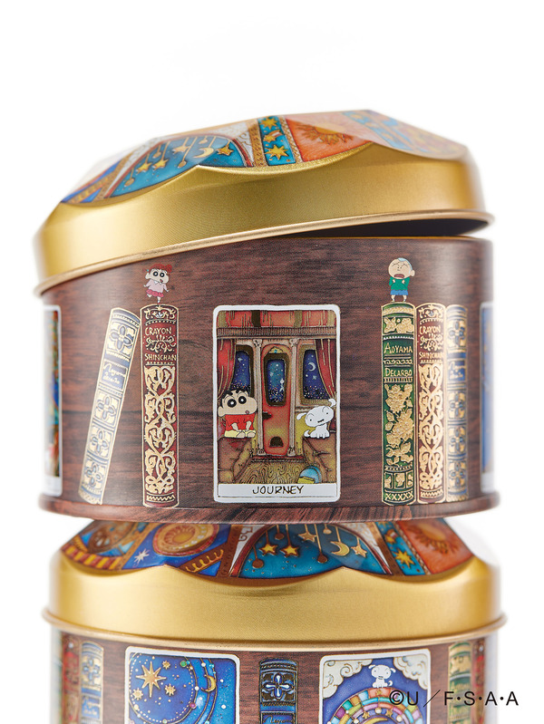 「クレヨンしんちゃんトレイン缶」