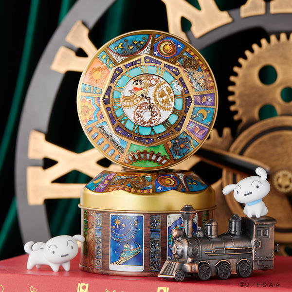 「クレヨンしんちゃんトレイン缶」