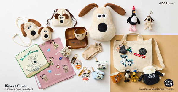 フェイスネックポーチ　¥2,200　プリントハンカチ　¥440　フェイスタオル　¥1,100　など　※価格はすべて税込