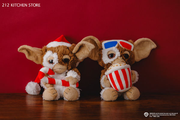 GREMLINS ギズモ（サンタ帽＋キャンディーケイン / ３Dメガネ＋ポップコーン） 各￥5,940
