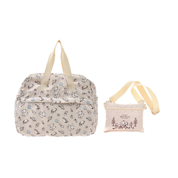 「POOH TRAVEL」ポケッタブルバッグ