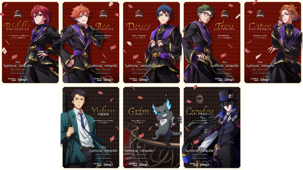 『ディズニー ツイステッドワンダーランド ザ アニメーション』シーズン1「エピソード オブ ハーツラビュル」キャラクターポスター