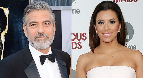 ジョージ・クルーニー＆エヴァ・ロンゴリア-(C) Getty Images