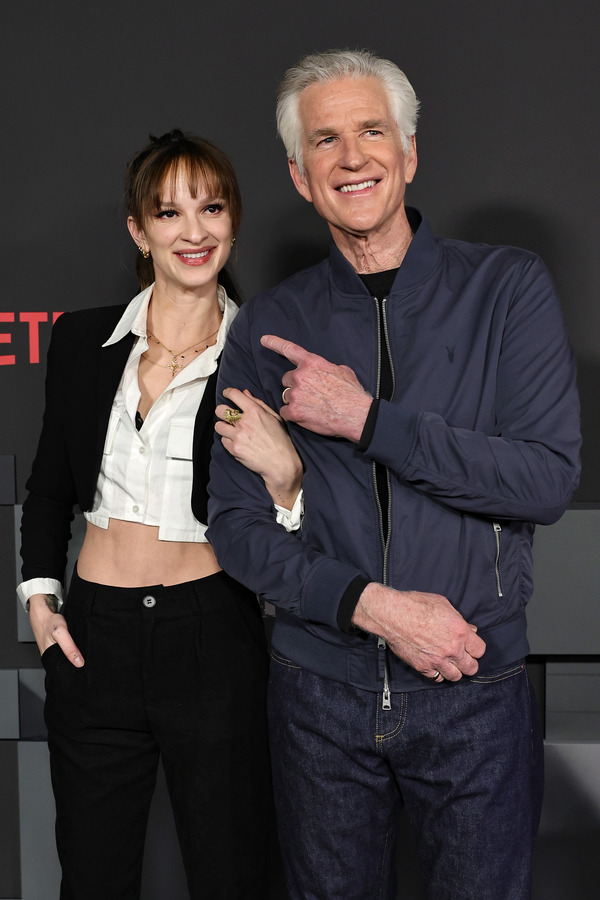 ルビー・モディーンと父・マシュー・モディーンPhoto by Theo Wargo/Getty Images