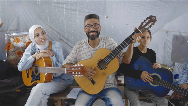 『ガザからの声　Episode2「ミュージシャン・アハマドのメッセージ」』（C）UPLINK Co. ALEF MULTIMEDIA