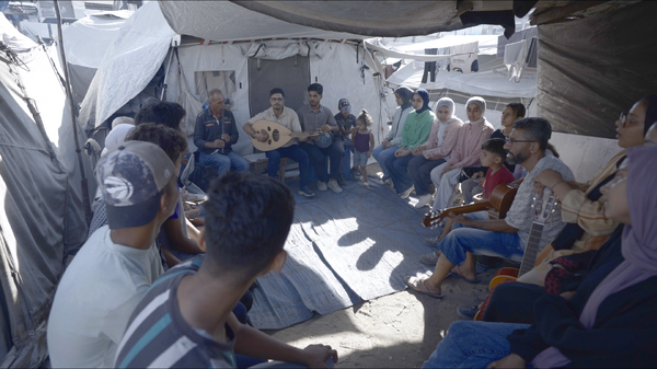 『ガザからの声　Episode2「ミュージシャン・アハマドのメッセージ」』（C）UPLINK Co. ALEF MULTIMEDIA