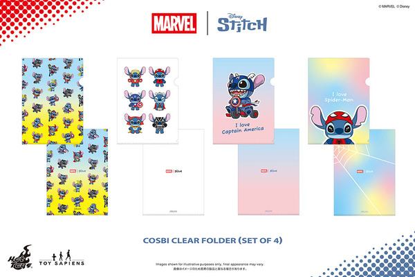 【ホットトイズ・ZAKKA】『マーベル｜スティッチ』コスビ・クリアファイル