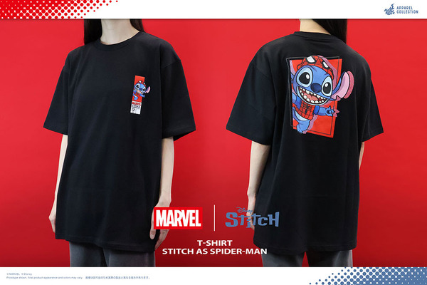 【ホットトイズ・アパレル】Ｔシャツ『マーベル｜スティッチ』