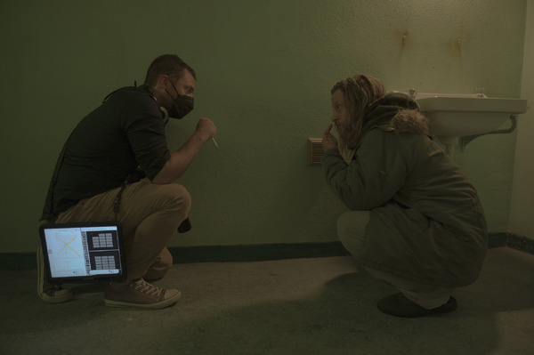 『視える』メイキング© 2023 Shudder / Keeper Pictures Limited / Nowhere Content Inc　All Rights Reserved