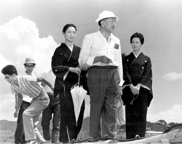 『小早川家の秋』撮影スナップ　©宝塚映画祭