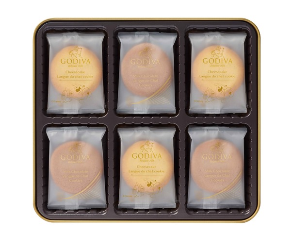 ゴディバ『ファンタジア』コレクション チーズケーキラングドシャクッキー、チーズケーキラングドシャクッキー アソートメント