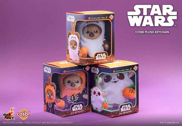 ウィケット（ゴースト）、ウィケット（スケルトン）：各3,500円（税込）／グローグー（ゴースト）：2,500円（税込）