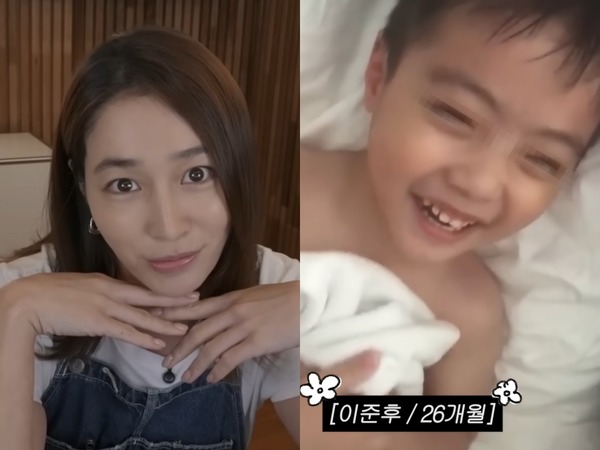 女優イ・ミンジョン、“夫にそっくりな”息子の映像を追加公開！「面白いのいっぱいあるので」