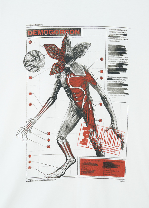 「ストレンジャー・シングス 未知の世界」×グラニフ　STRANGER THINGS TM/(C) Netflix.Used with permission.