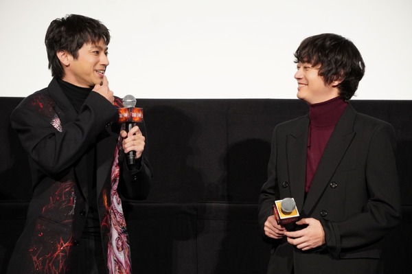 山田裕貴、染谷将太『爆弾』初日舞台挨拶