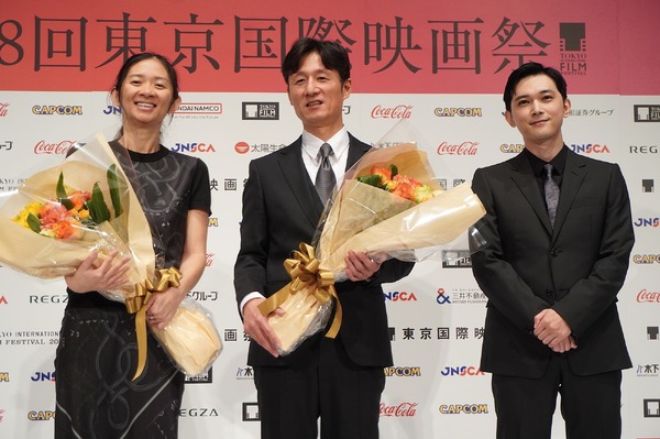 李相日監督、クロエ・ジャオ監督、吉沢亮／第38回東京国際映画祭の「黒澤明賞」授賞式